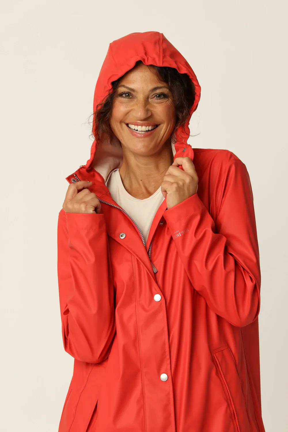 Ilse Jacobsen Rain Jacket - Baked Apple sold by Boutique with Grace product image thumbnail 2