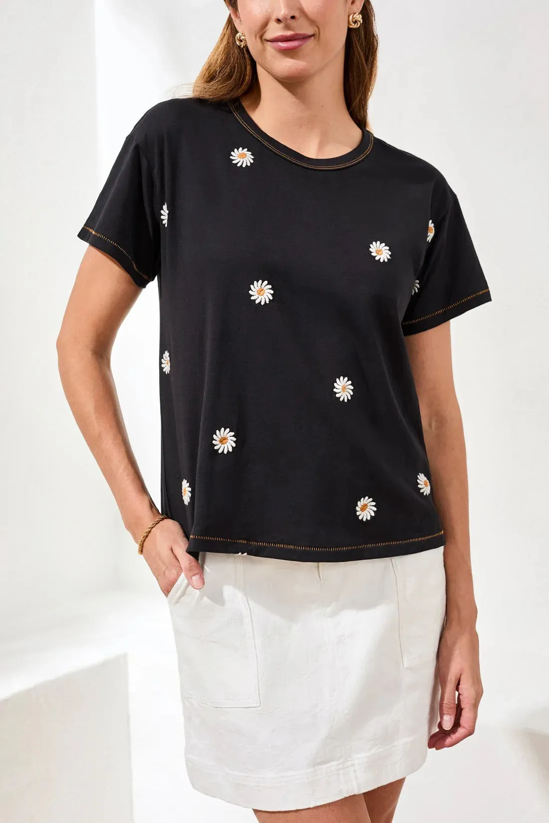 Tribal Daisy Tee - Black sold by Boutique with Grace product image thumbnail 2