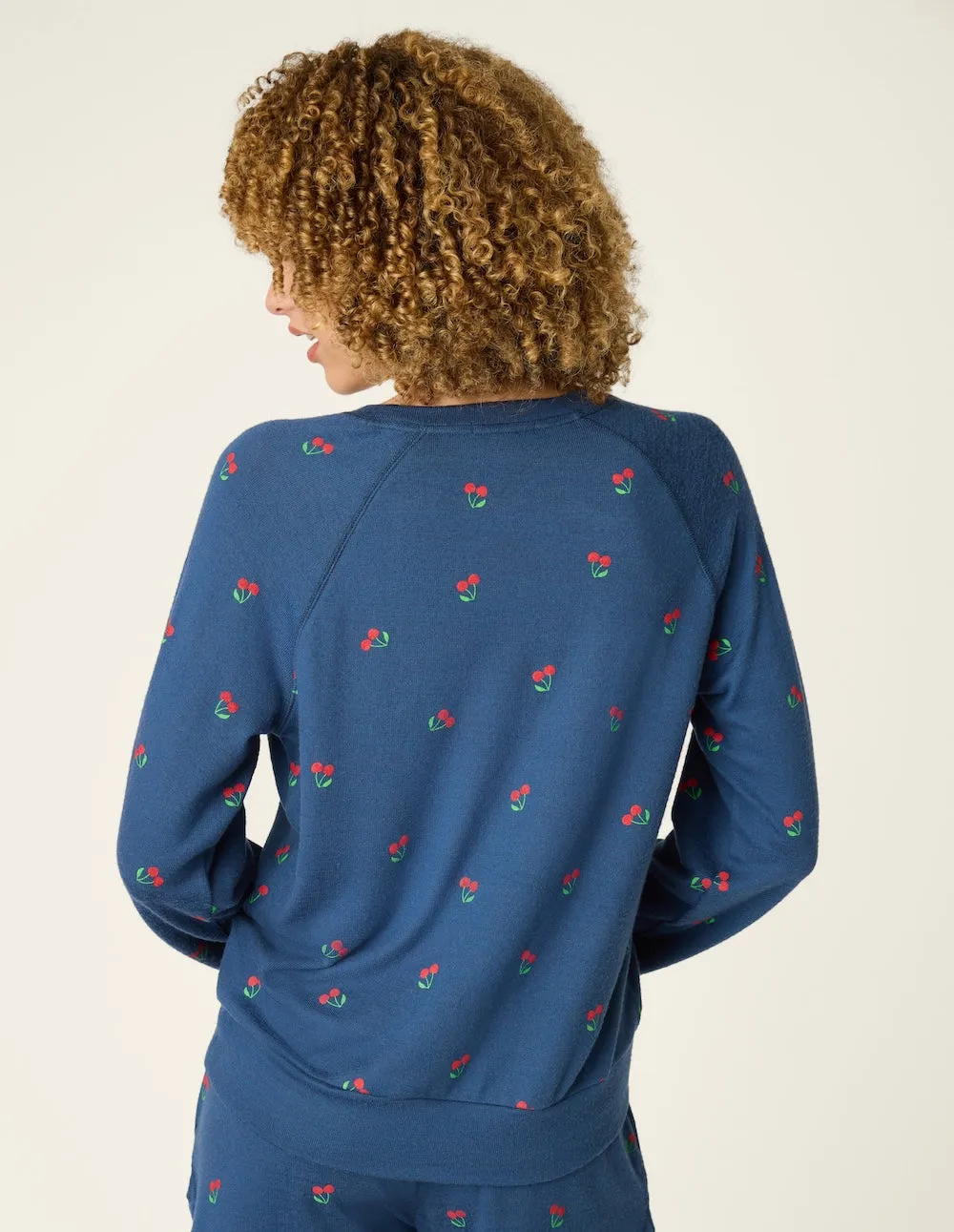 PJ Salvage Cherry Lounge Set - True Navy sold by Boutique with Grace product image thumbnail 3