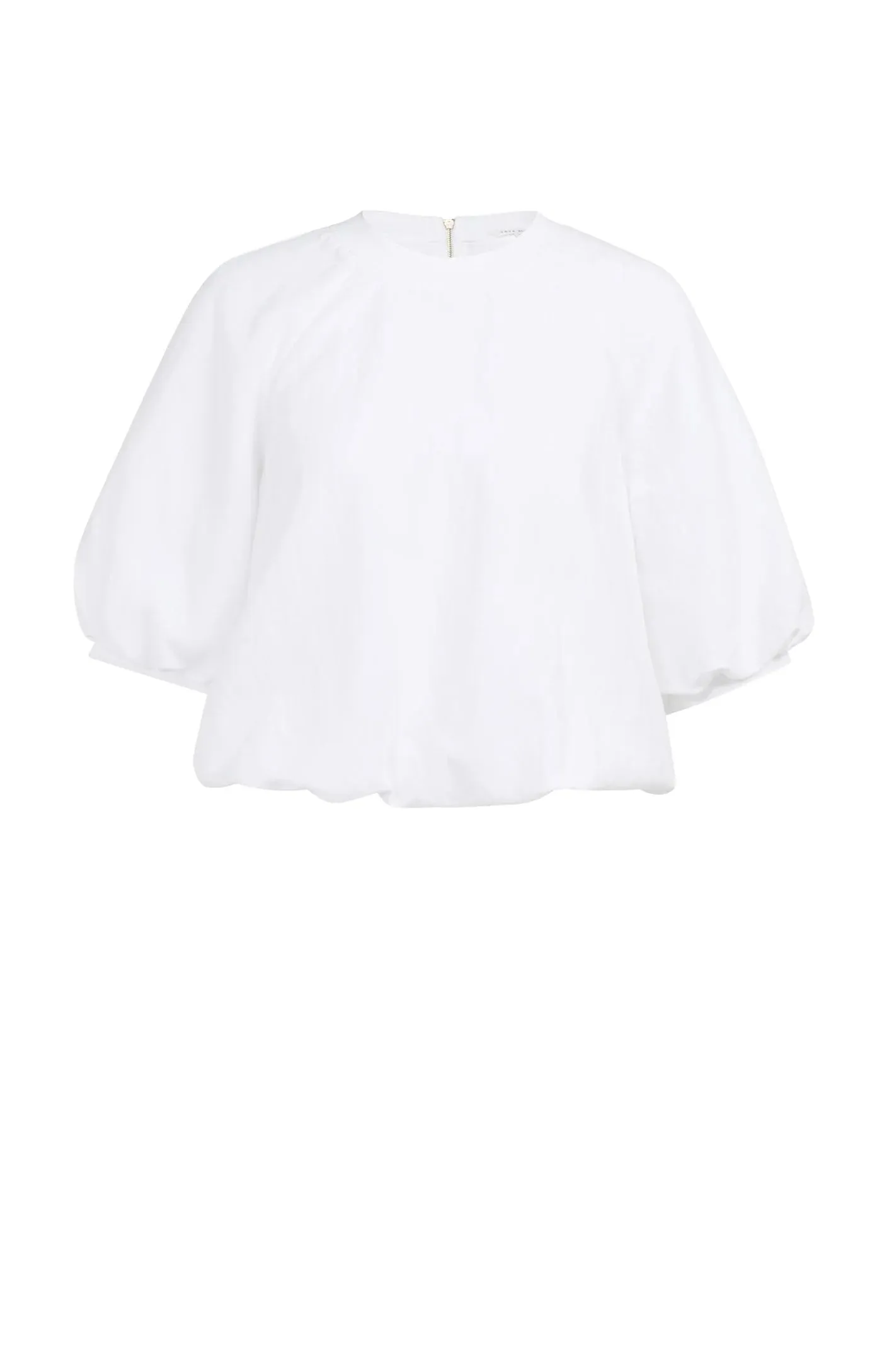 Yaya Woven Balloon Tee - White sold by Boutique with Grace product image thumbnail 5
