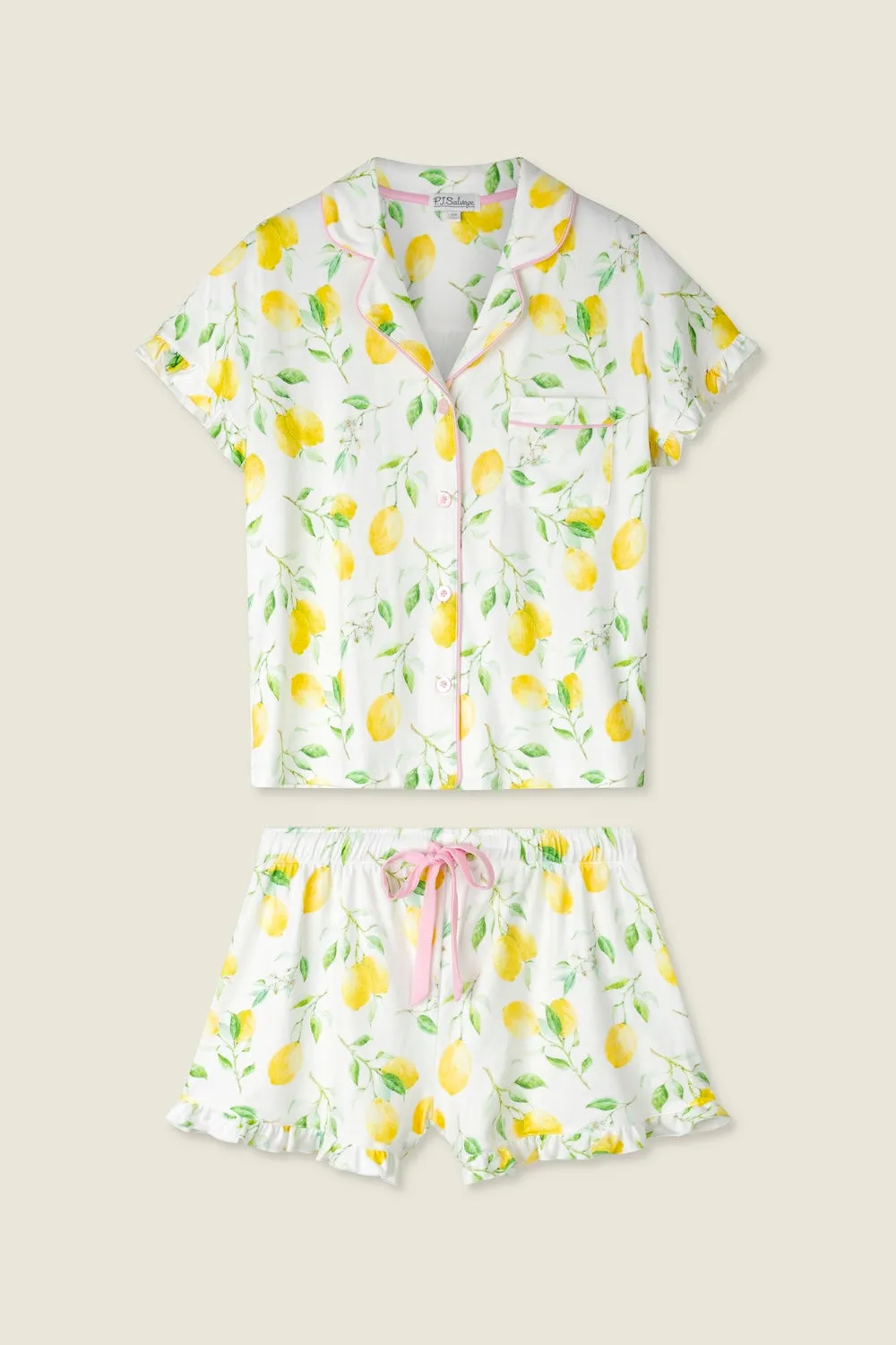 PJ Salvage La Dolce Spritz PJ Set - Ivory sold by Boutique with Grace product image thumbnail 3