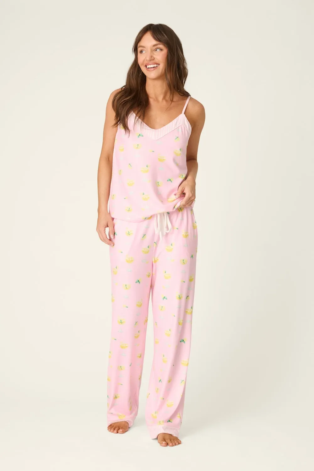 PJ Salvage La Dolce Spritz PJ Set - Pastel Pink sold by Boutique with Grace