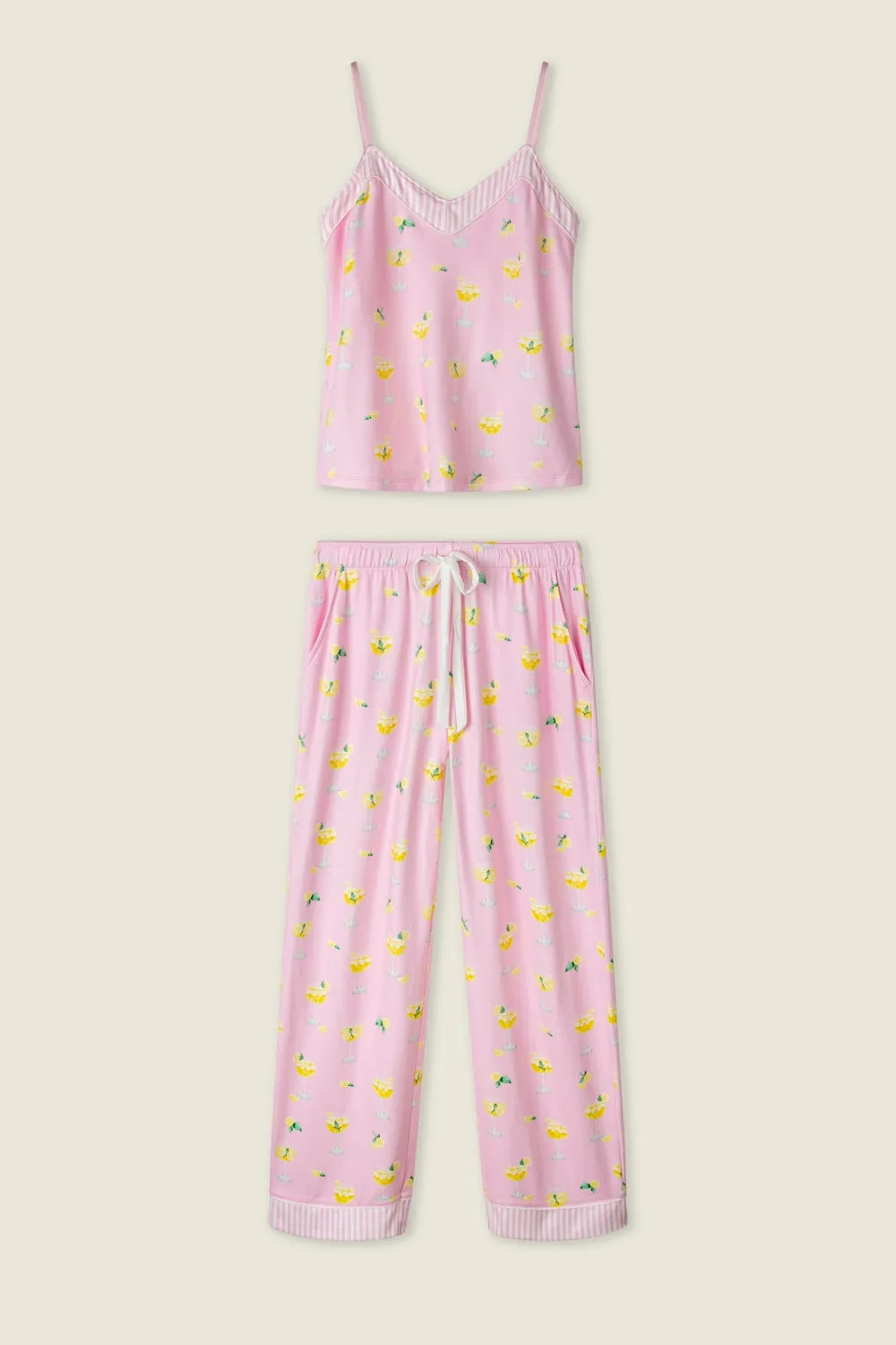 PJ Salvage La Dolce Spritz PJ Set - Pastel Pink sold by Boutique with Grace product image thumbnail 3