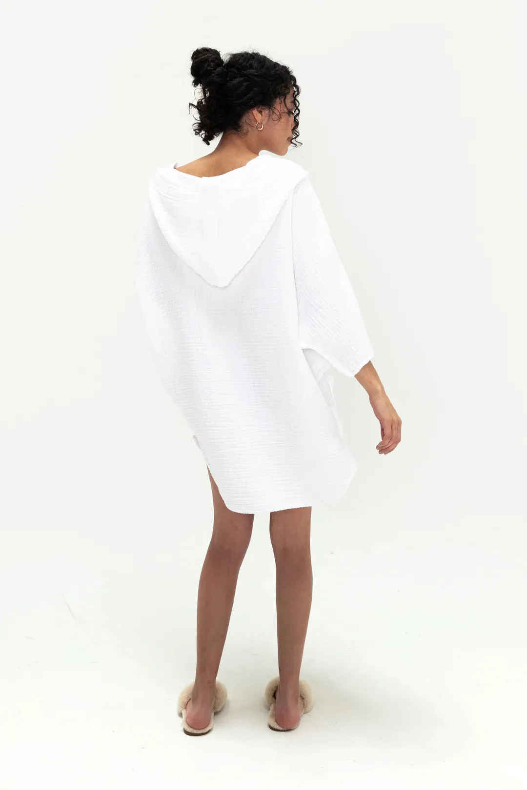 Tofino Towel Co. The Cocoon Poncho - Seashell sold by Boutique with Grace product image thumbnail 4