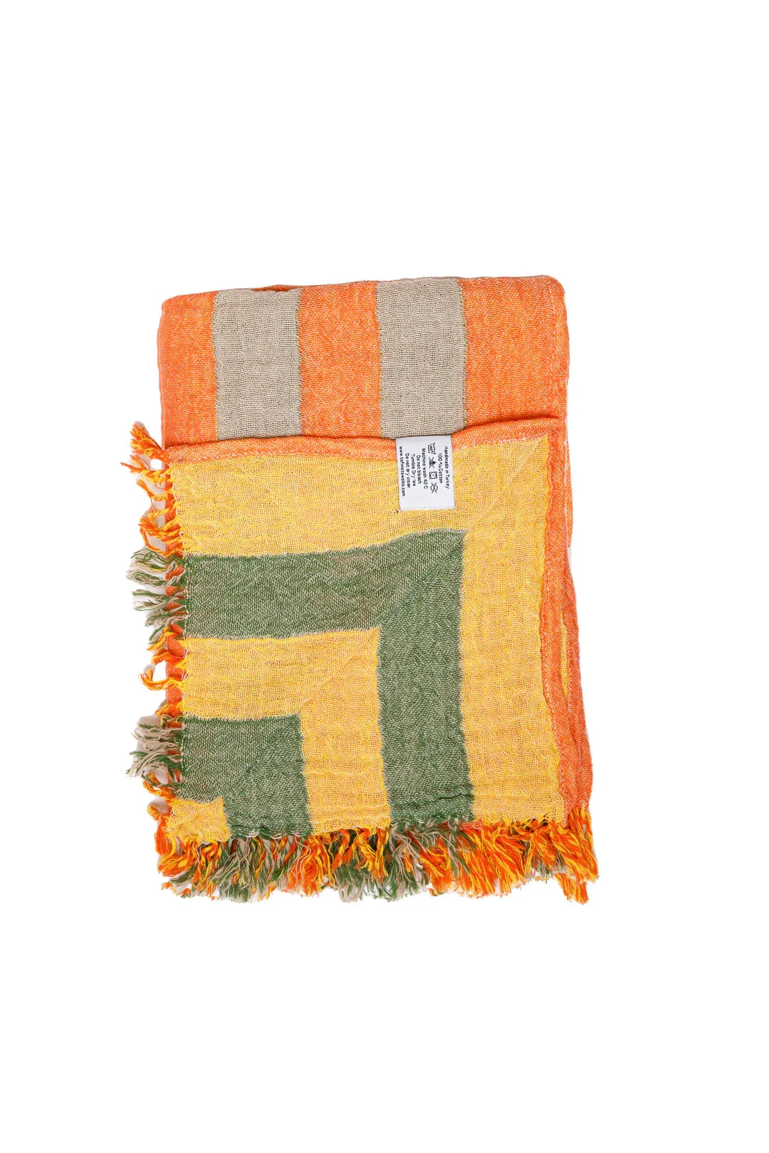 Tofino Towel Co. The Banks Gauze Muslin Towel - Yellow Multi sold by Boutique with Grace product image thumbnail 3