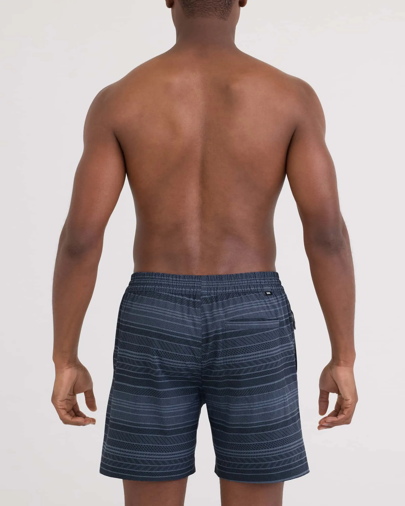Saxx Sea to Shore 2N1 Volley Short 6” - Agitated Stripe Indigo sold by Boutique with Grace product image thumbnail 2