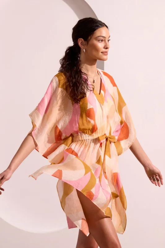 Tribal XIX Palms Caftan Cover Up - Boca Chica made by Tribal