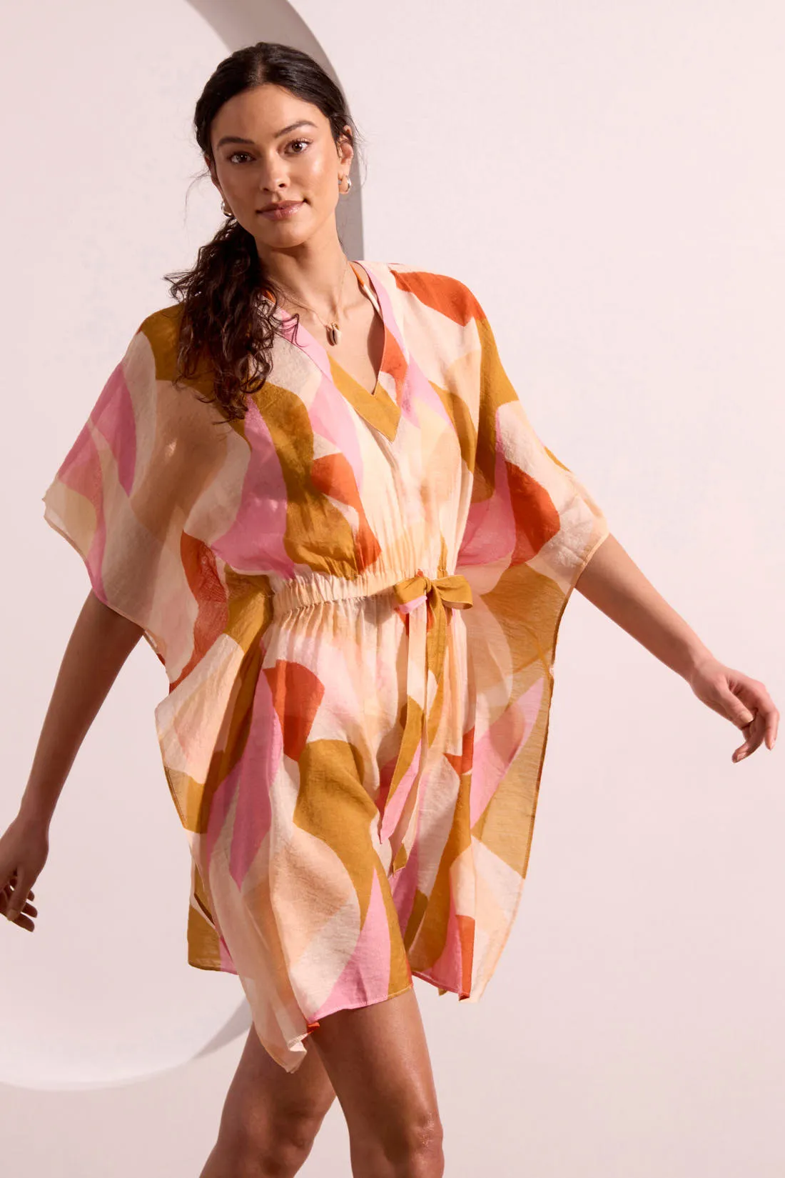 Tribal XIX Palms Caftan Cover Up - Boca Chica sold by Boutique with Grace product image thumbnail 2