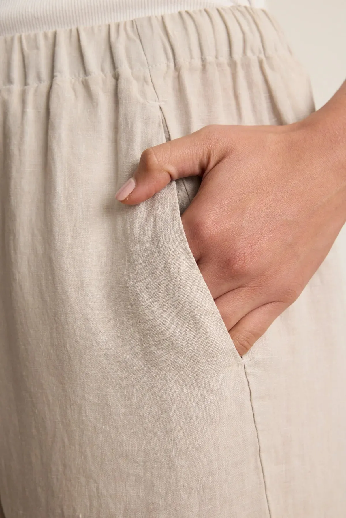 Velvet Lola Linen Pant - Cobble sold by Boutique with Grace product image thumbnail 4