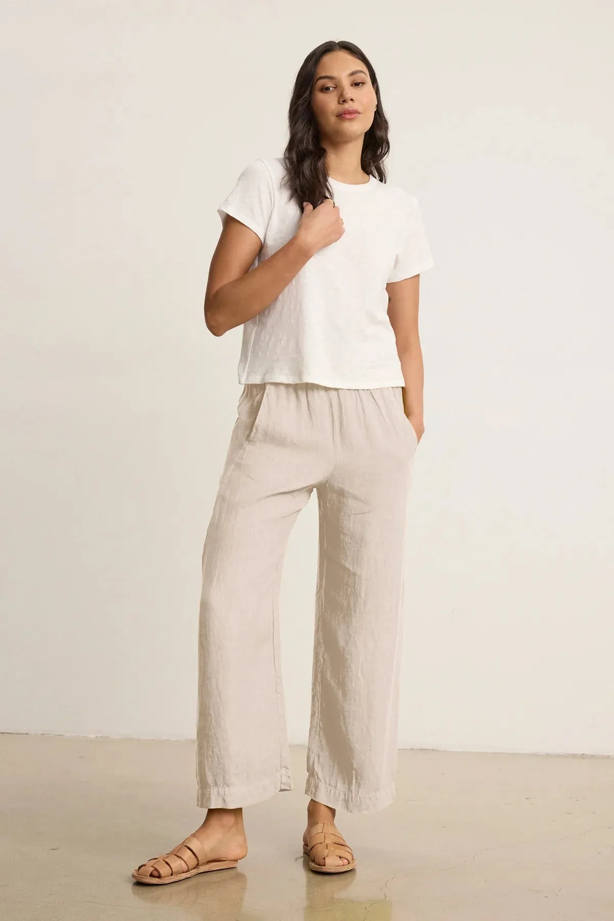 Velvet Lola Linen Pant - Cobble sold by Boutique with Grace product image thumbnail 5