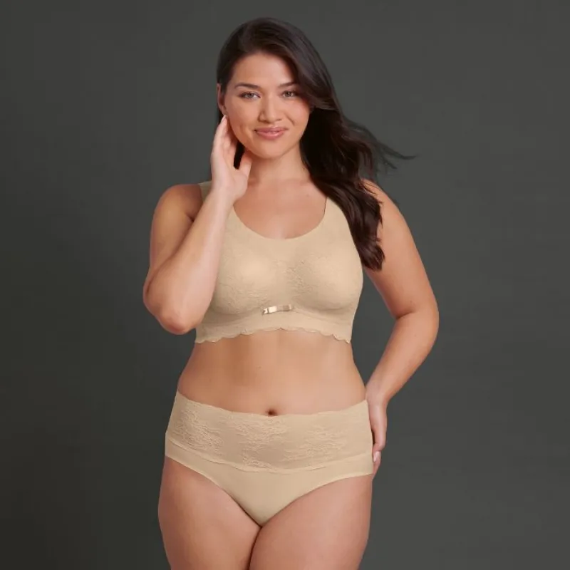 Anita Essential Lace Bralette - Desert made by Anita