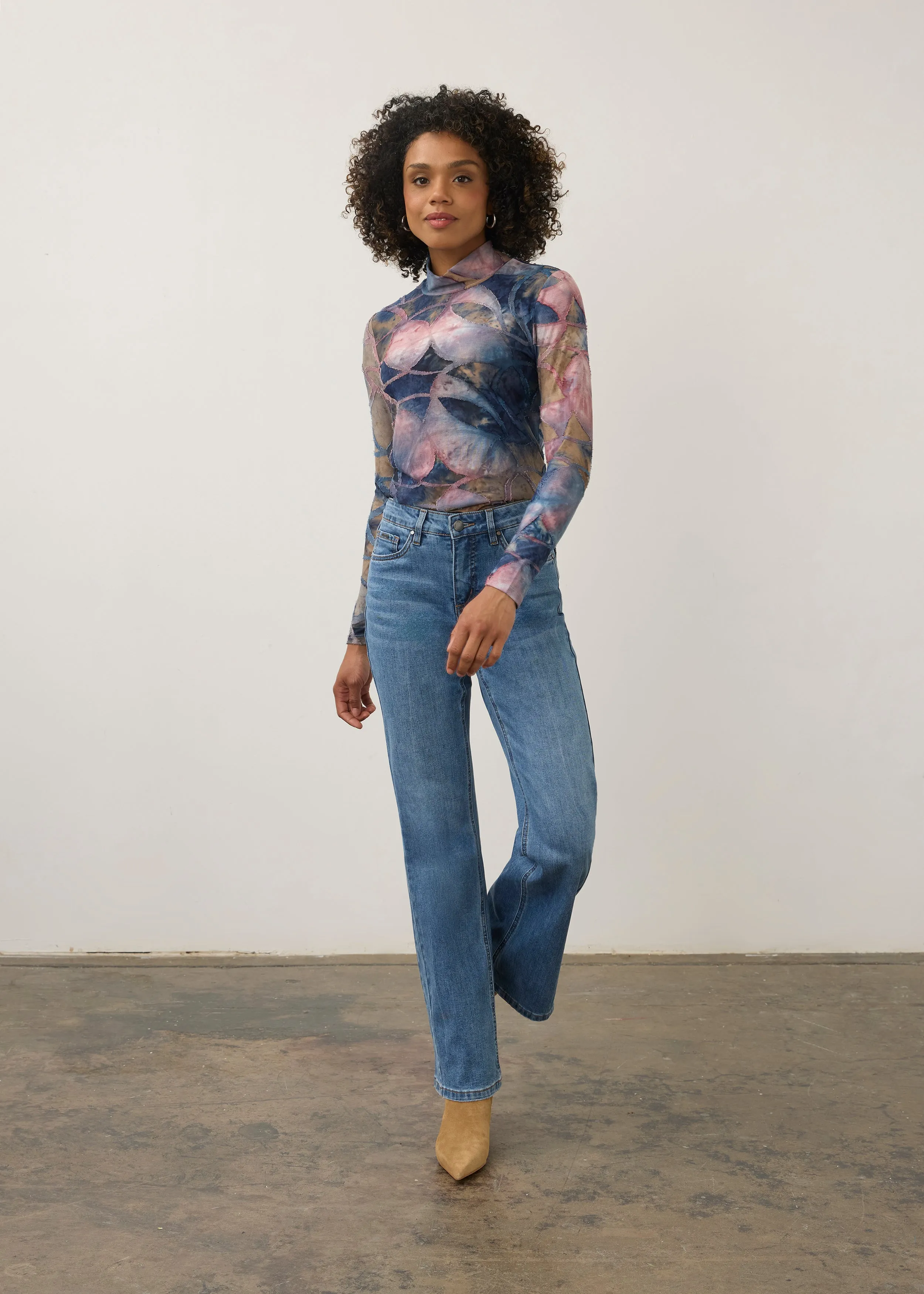 FDJ Long Sleeve Mockneck Top - Equinox sold by Boutique with Grace product image thumbnail 3