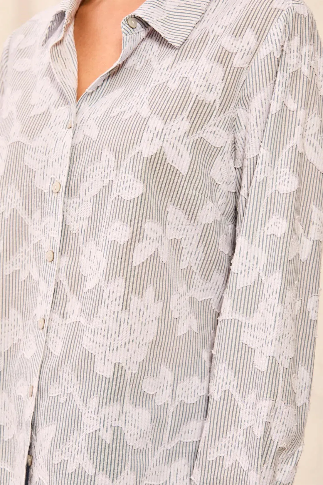 Tribal Ella Blouse - Blue Fog sold by Boutique with Grace product image thumbnail 2