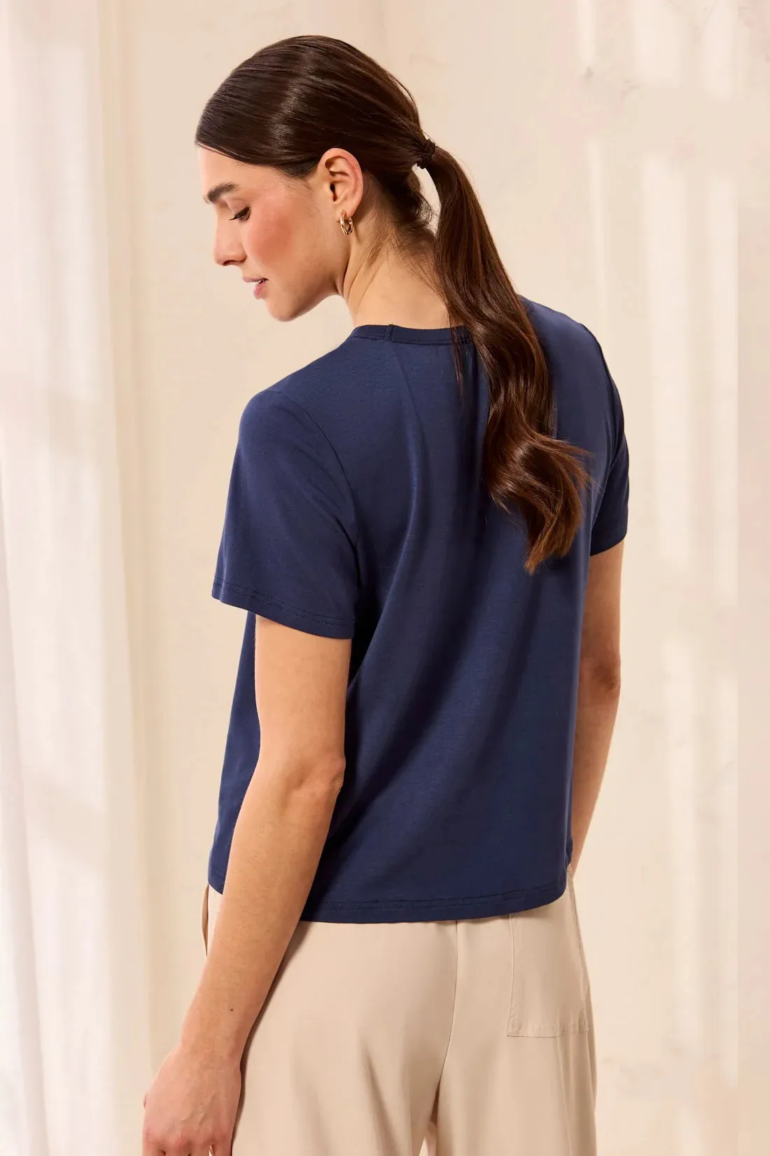 Tribal Easy Tee - Jet Blue sold by Boutique with Grace product image thumbnail 2