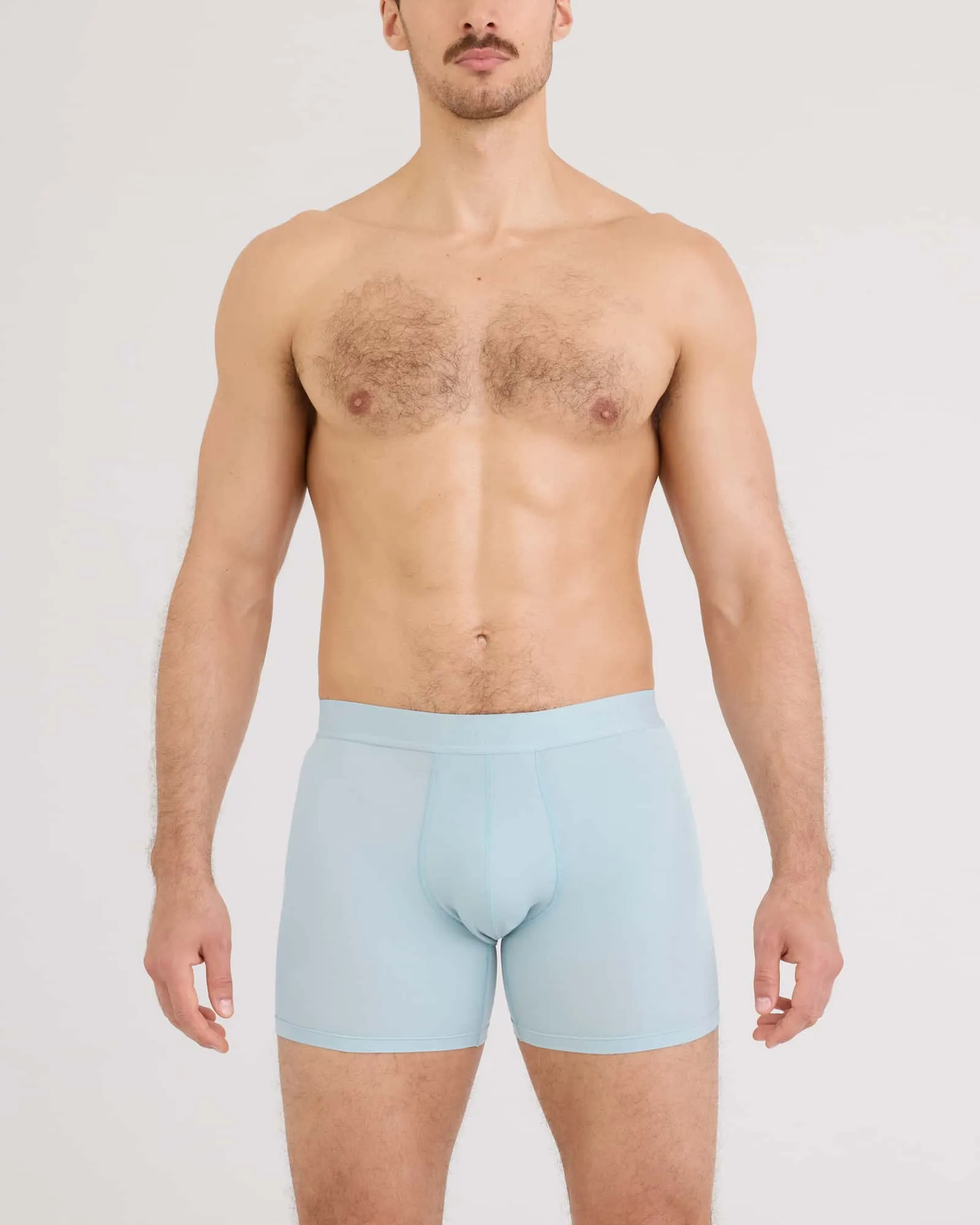 Saxx Smooth Luxe Micro Modal Boxer Brief - Blue Fog sold by Boutique with Grace product image thumbnail 2