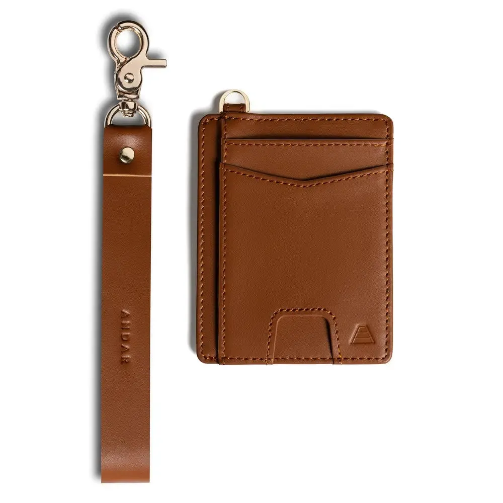 Andar Denner Wallet - Cognac Tan sold by Boutique with Grace