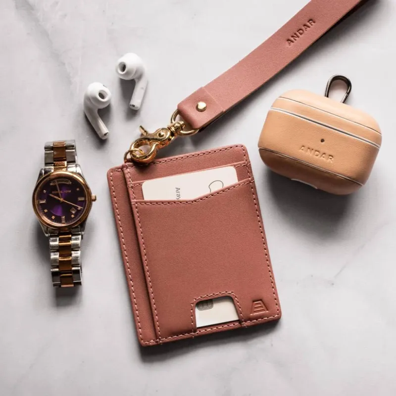 Andar Denner Wallet - Mauve made by Boutique with Grace