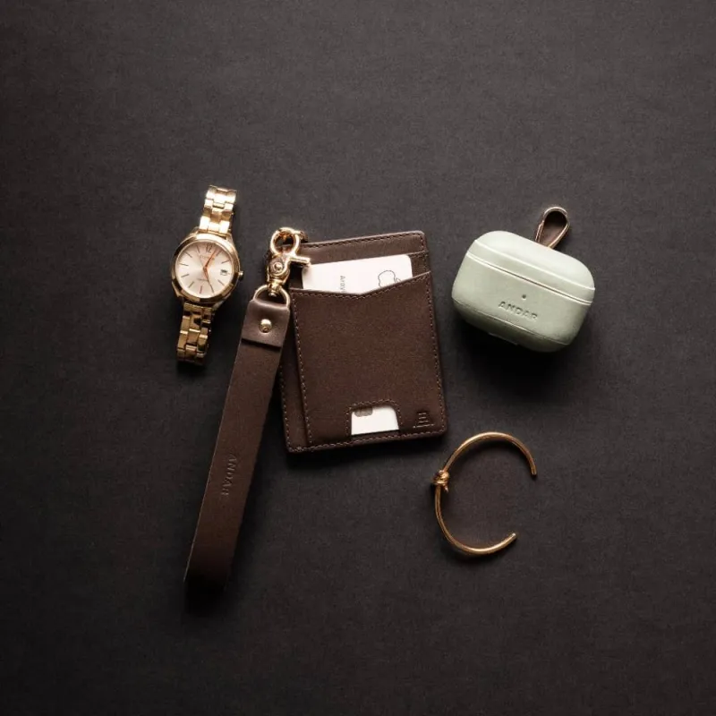 Andar Denner Wallet - Dark Chocolate made by Boutique with Grace