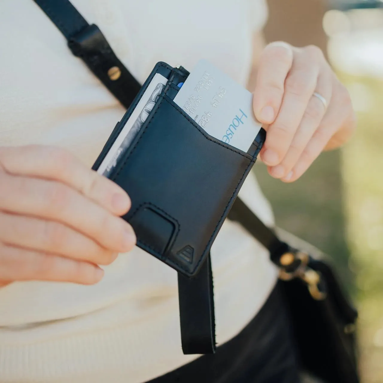 Andar Denner Wallet - Black & Gold sold by Boutique with Grace product image thumbnail 5