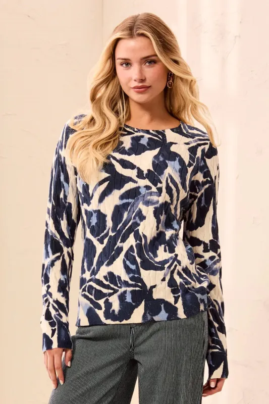 Tribal Eloise Sweater - Blue Fog made by Tribal