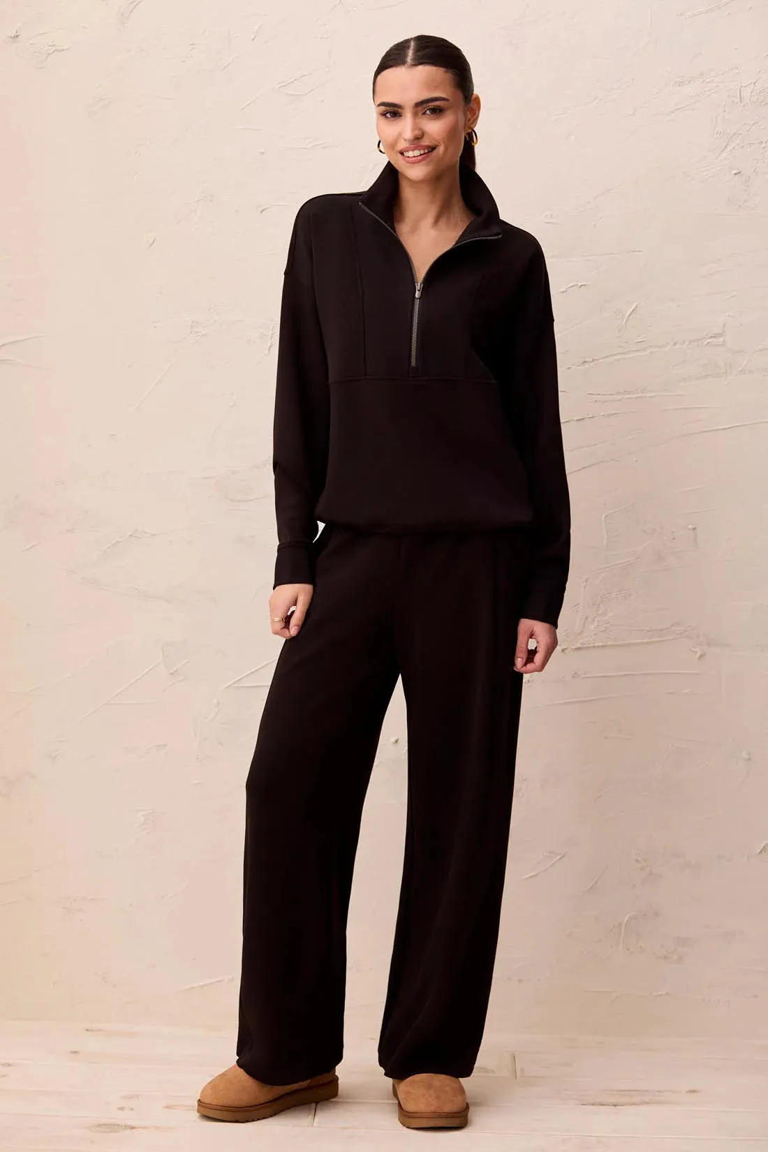Tribal Techno Lux Half Zip - Black sold by Boutique with Grace product image thumbnail 2