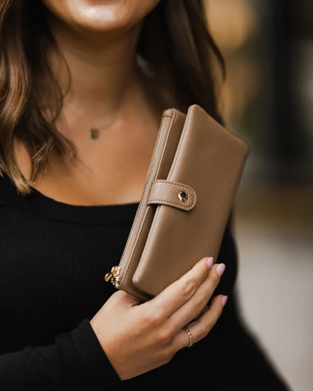Louenhide Stella Wallet - Latte made by Boutique with Grace