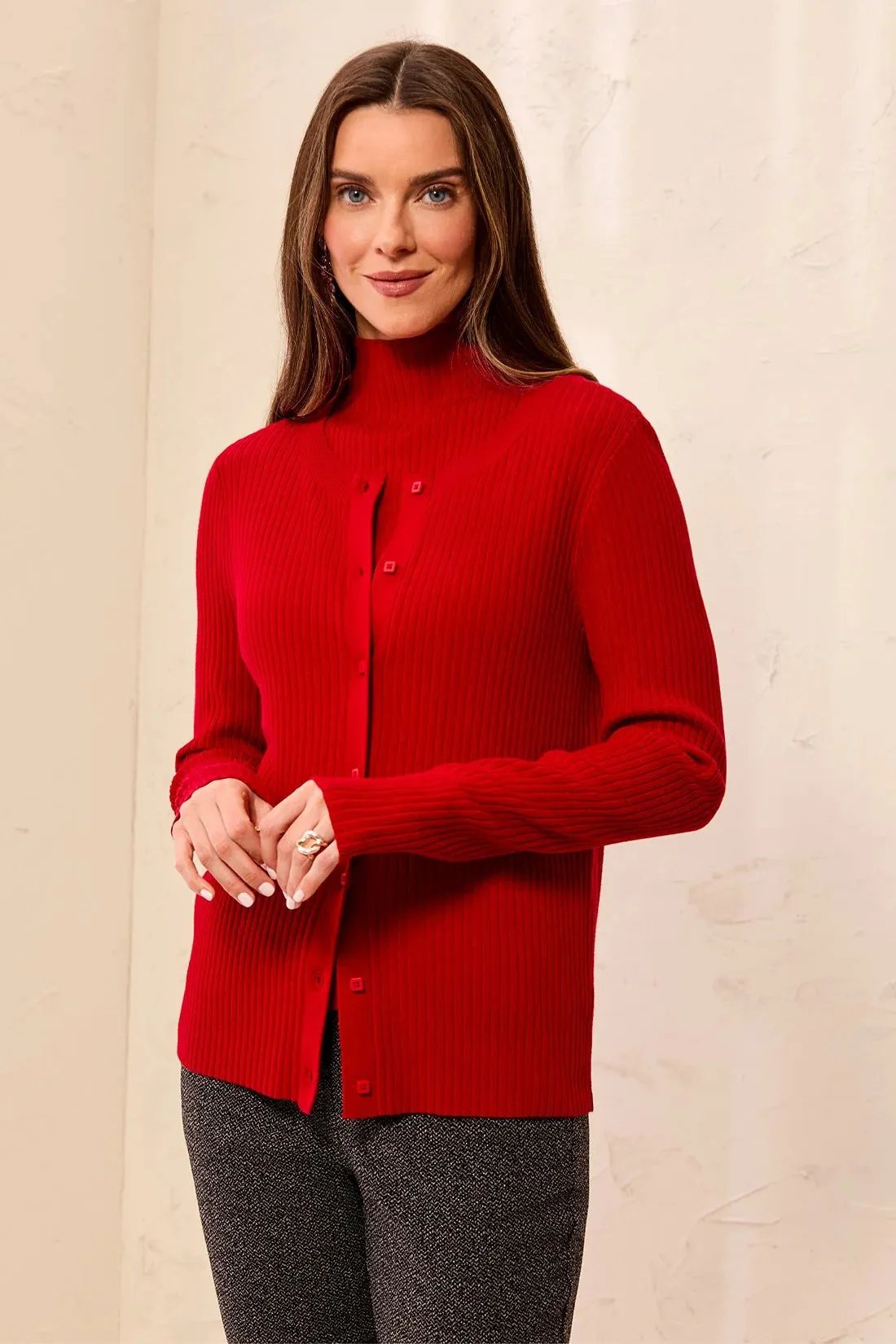 Tribal Classic Cardi - Chili Pepper sold by Boutique with Grace
