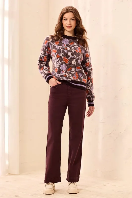 Tribal 5 Pocket Pant - Fudge made by Tribal
