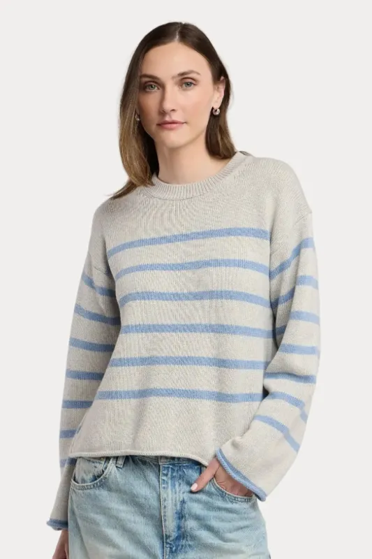Velvet Lucia Sweater - Light Heather made by Velvet