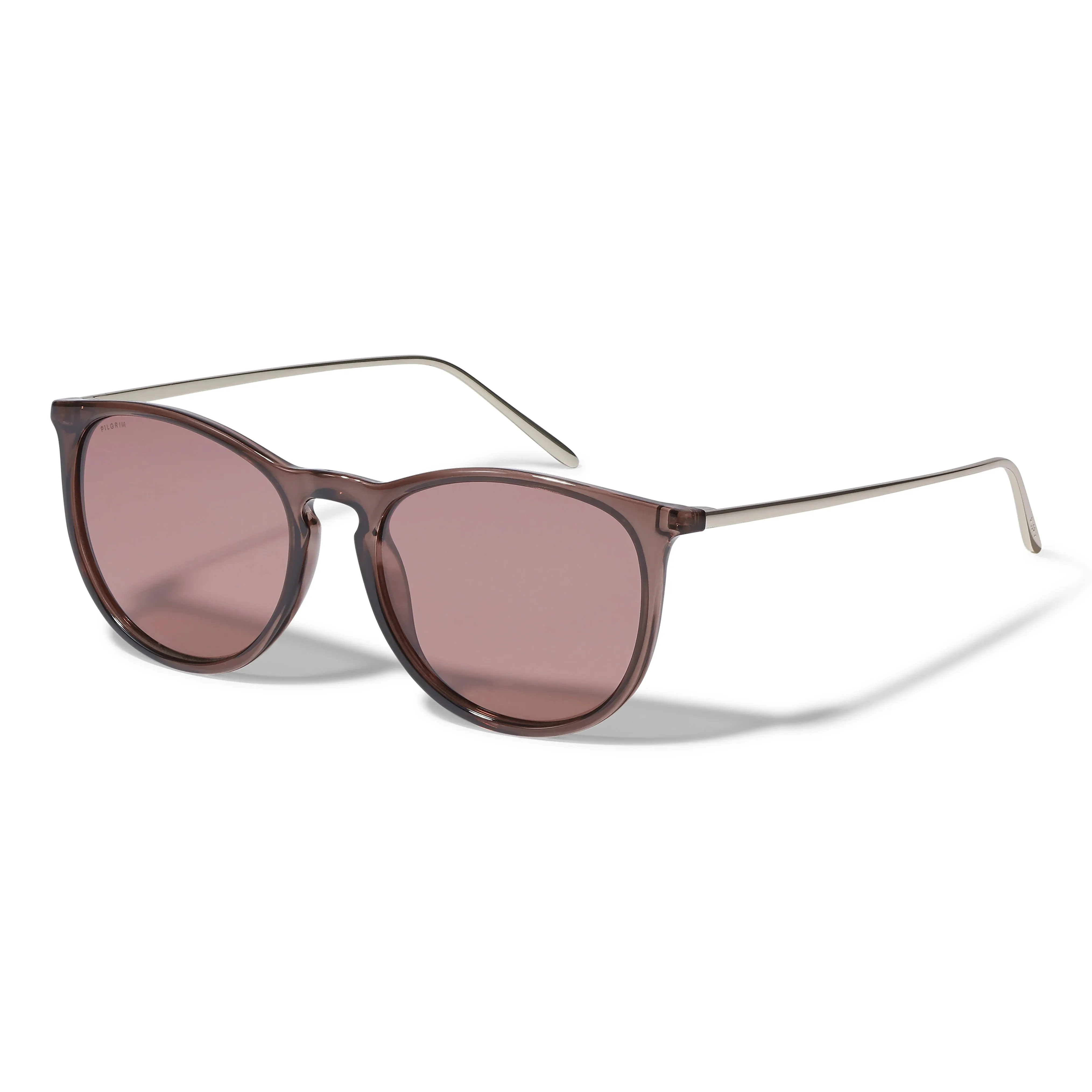 Pilgrim Vanille Sunglasses - Brown/Pink sold by Boutique with Grace