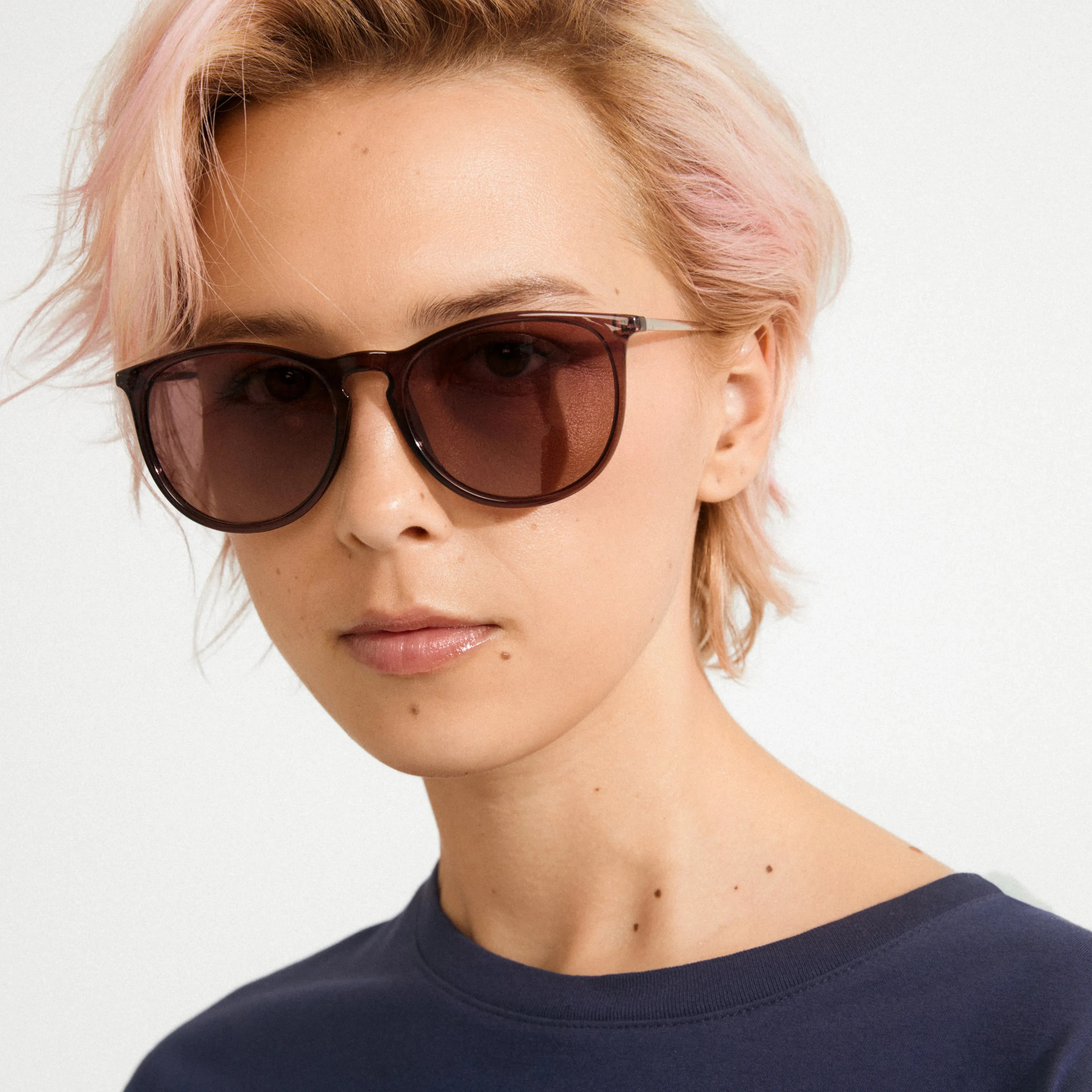 Pilgrim Vanille Sunglasses - Brown/Pink sold by Boutique with Grace product image thumbnail 2