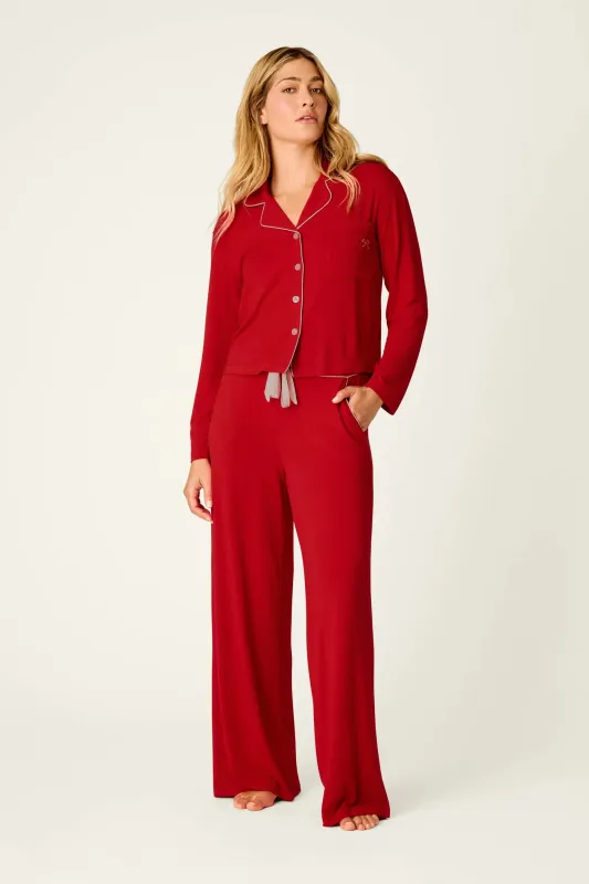 PJ Salvage Sweetheart Dreams PJ Set - Jester Red made by P.J. Salvage