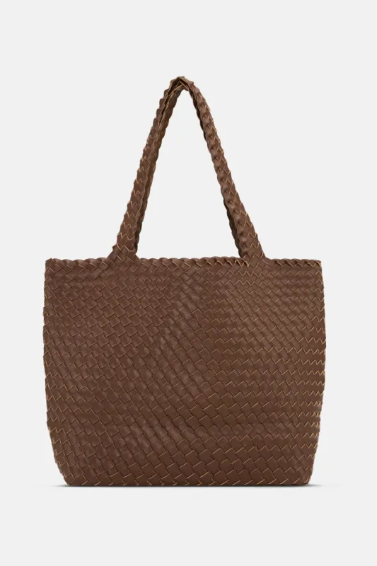 Ilse Jacobsen Reversible Tote - Bison/Cashew sold by Boutique with Grace
