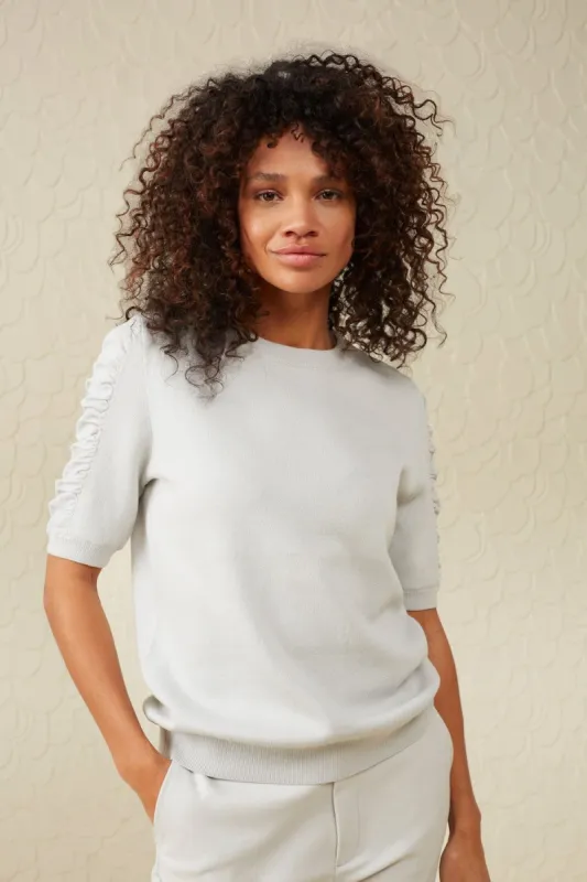 Yaya Barbie Sweater - Wool White sold by Boutique with Grace