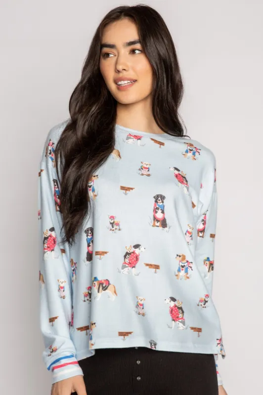 PJ Salvage Ruffin’ It PJ Set - Ice Blue sold by Boutique with Grace