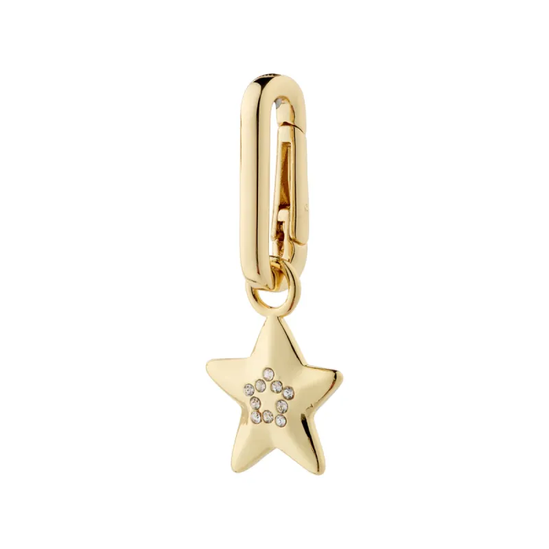 Pilgrim Star Charm - Gold sold by Boutique with Grace