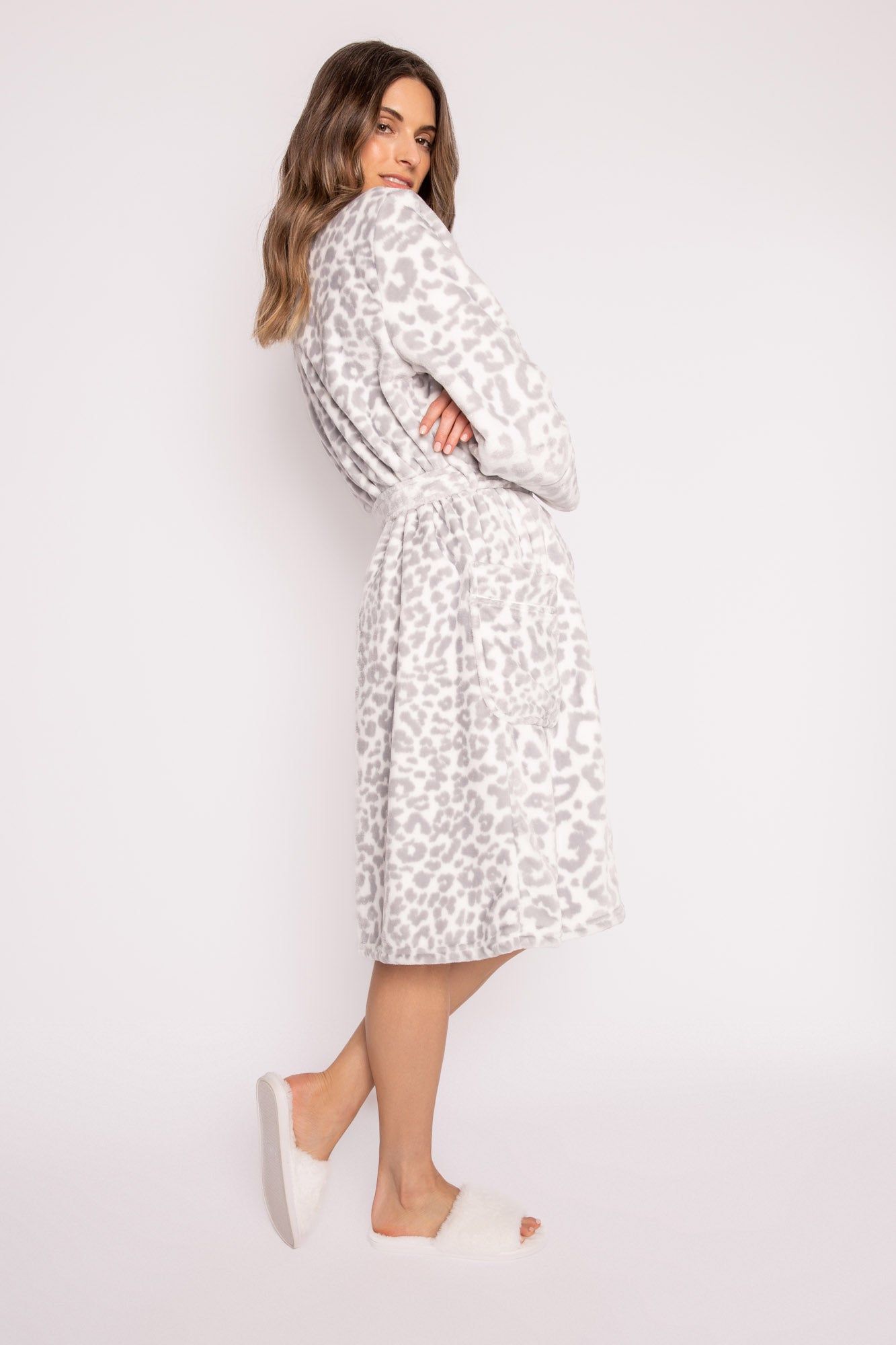 PJ Salvage Luxe Plush Robe - Ivory sold by Boutique with Grace product image thumbnail 3
