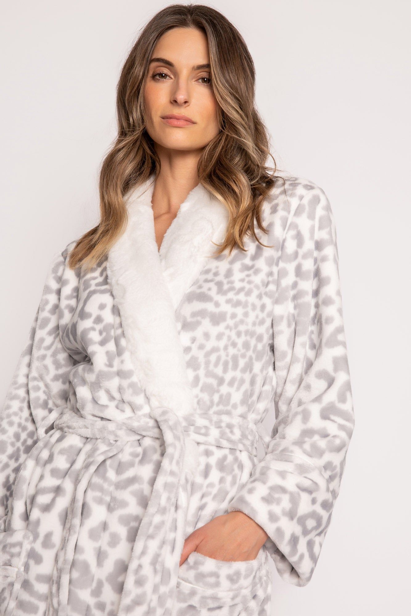 PJ Salvage Luxe Plush Robe - Ivory sold by Boutique with Grace