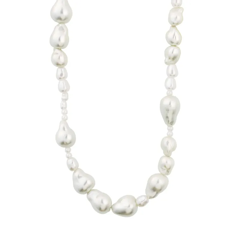 Pilgrim Willpower Pearl Necklace - Silver sold by Boutique with Grace