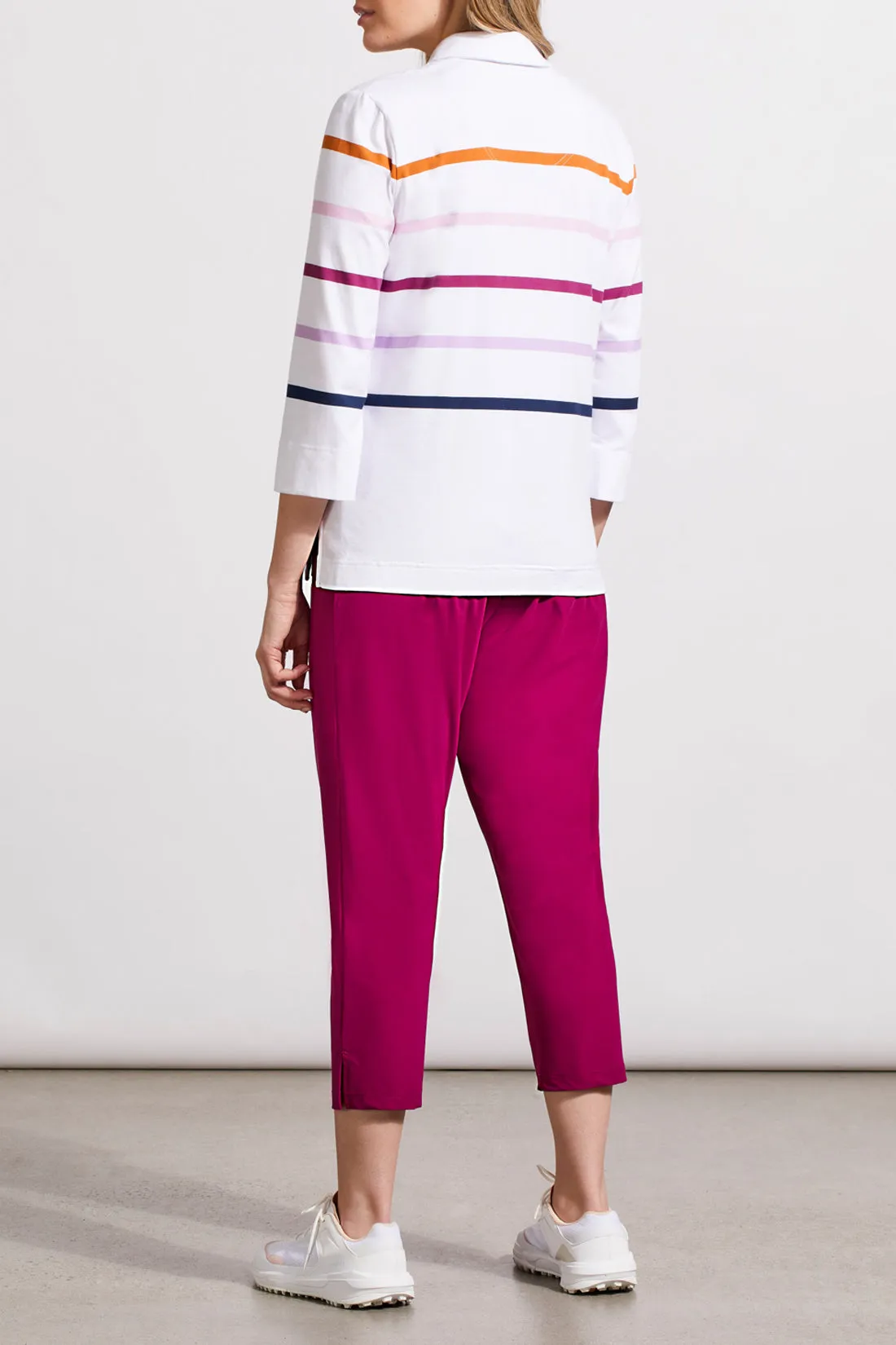 Tribal Marlowe 3/4 Sleeve Polo - Naval sold by Boutique with Grace product image thumbnail 3