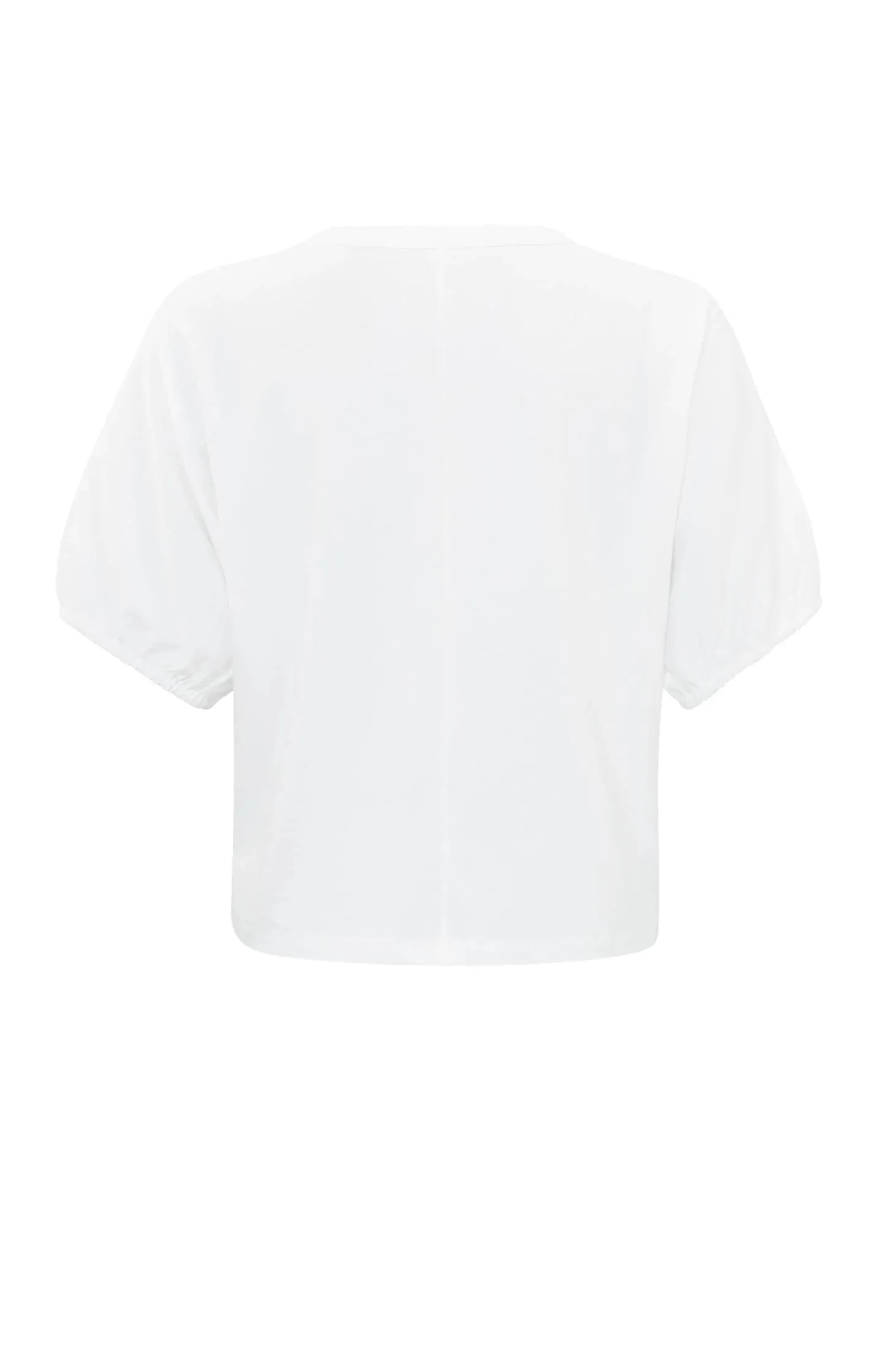 Yaya Elastic Puff Sleeve Tee - Pure White sold by Boutique with Grace product image thumbnail 3