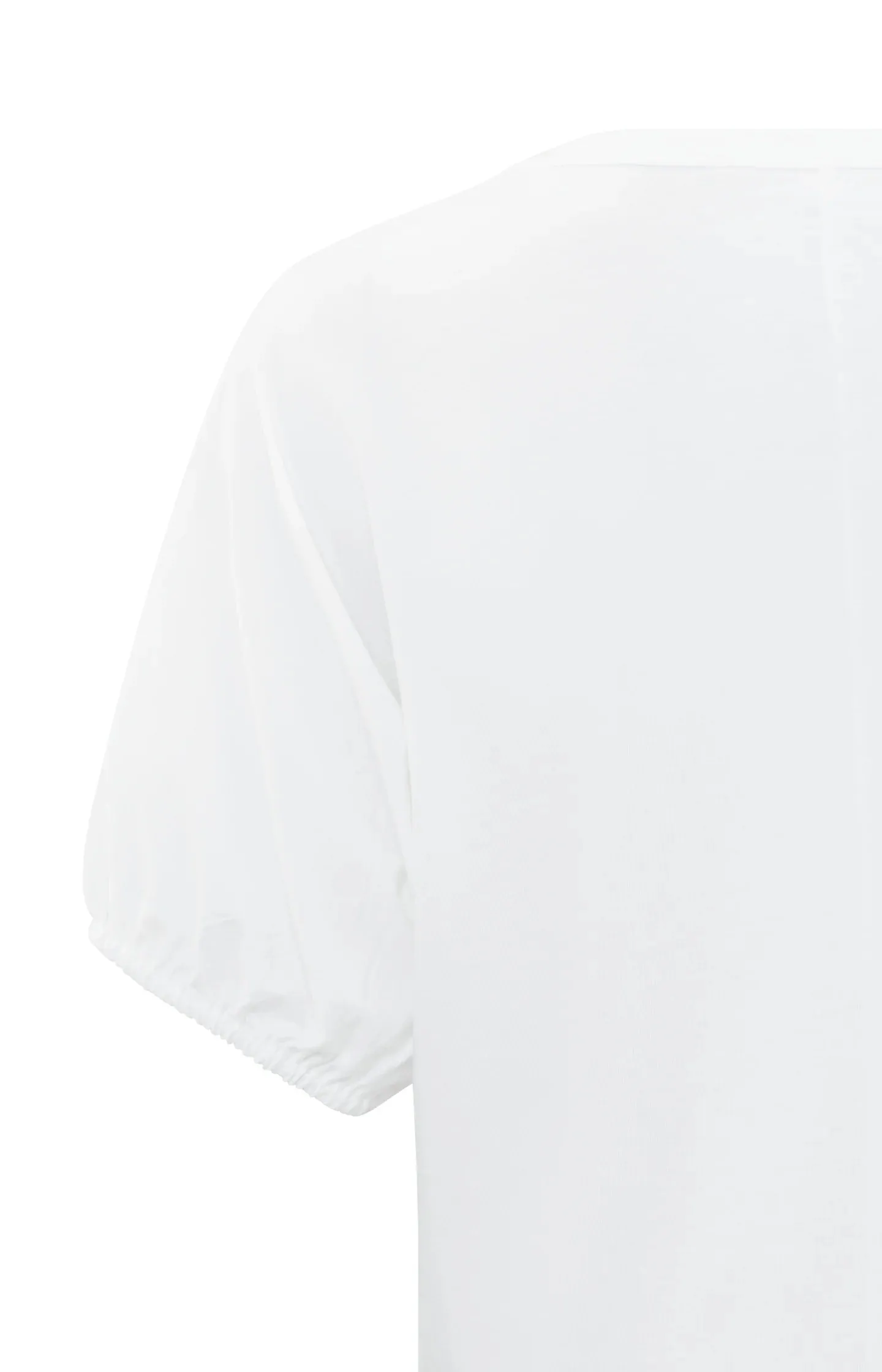 Yaya Elastic Puff Sleeve Tee - Pure White sold by Boutique with Grace product image thumbnail 2
