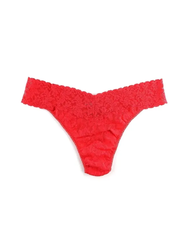 Hanky Panky Original Rise Thong - Deep Sea Coral made by Boutique with Grace