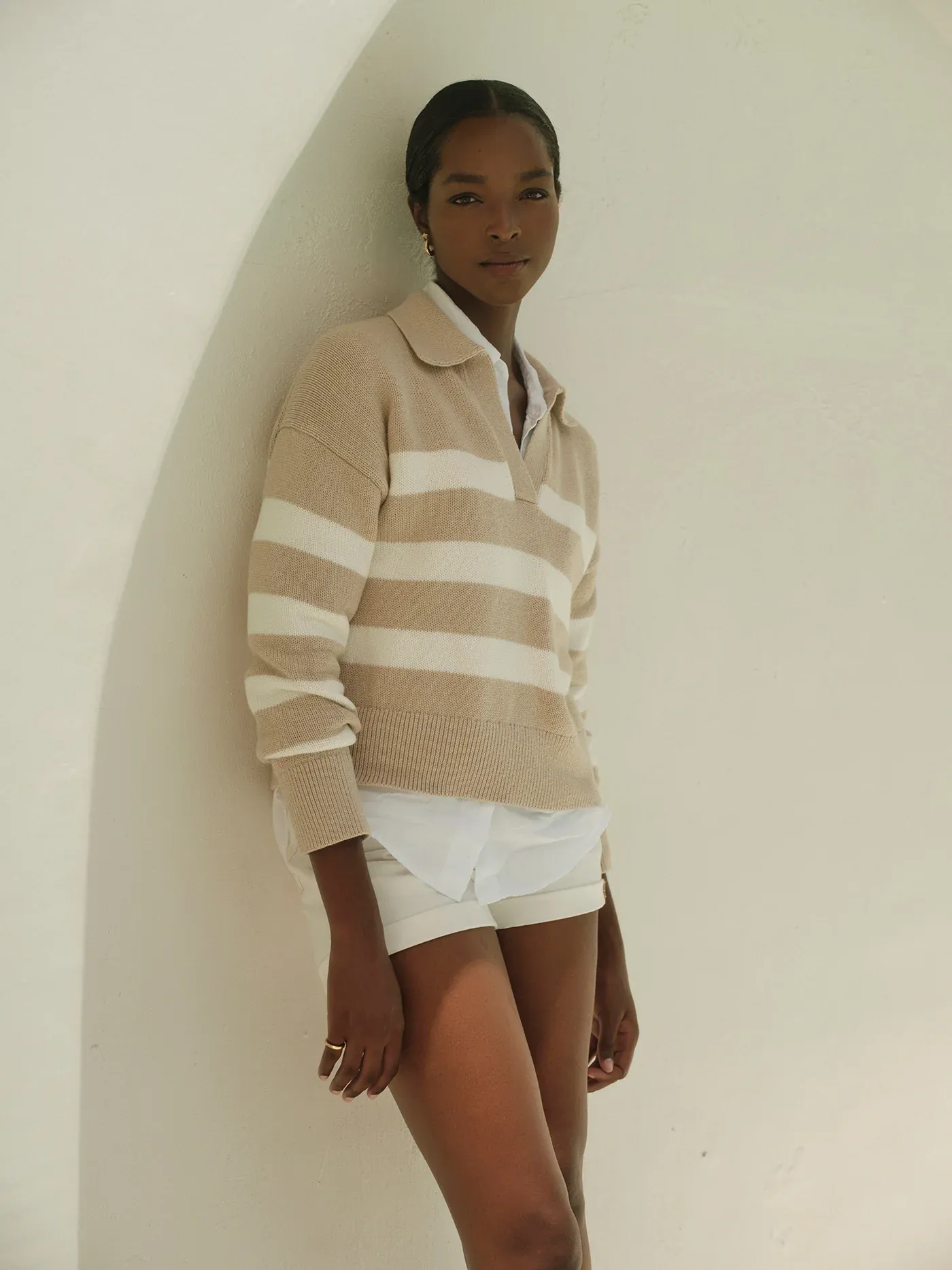 Velvet Lucie Cotton Cashmere Sweater - Sable sold by Boutique with Grace