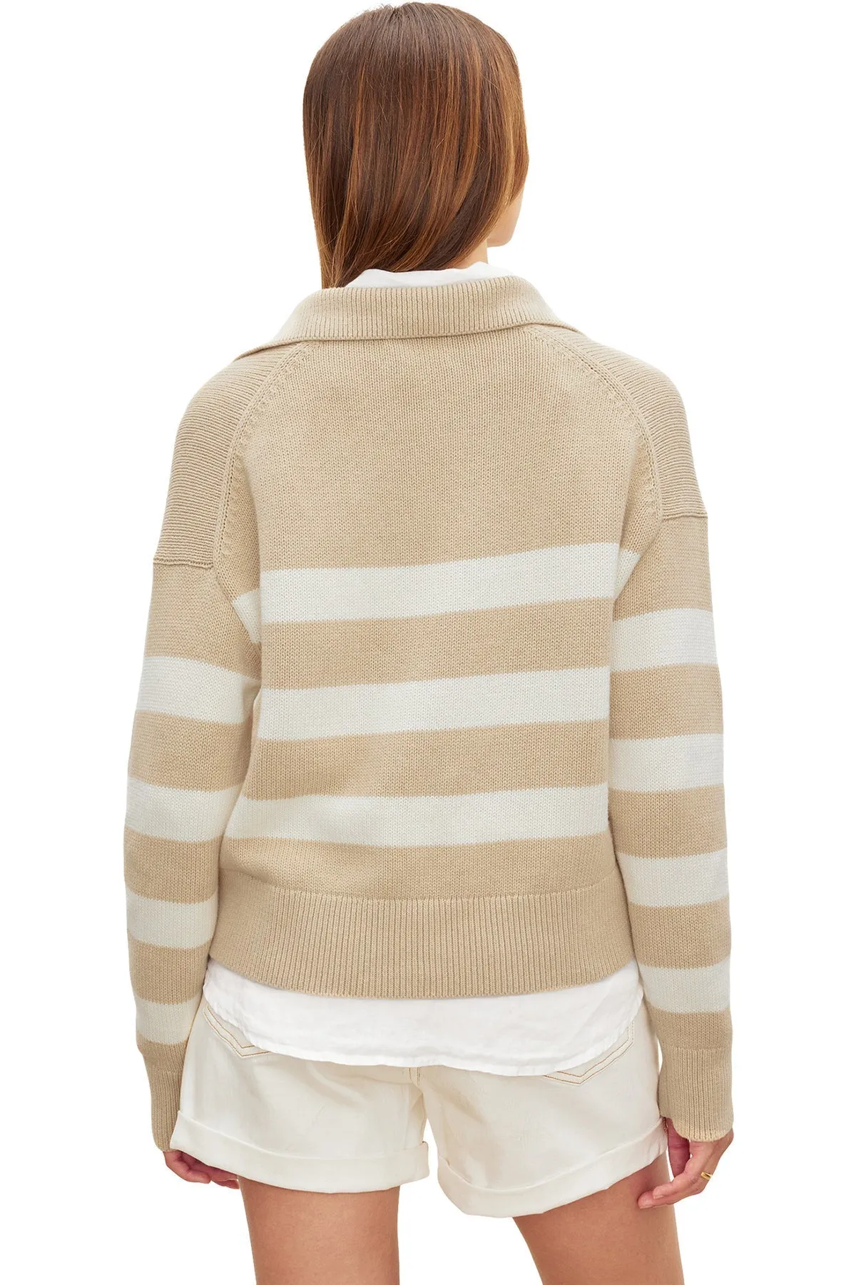 Velvet Lucie Cotton Cashmere Sweater - Sable sold by Boutique with Grace product image thumbnail 5