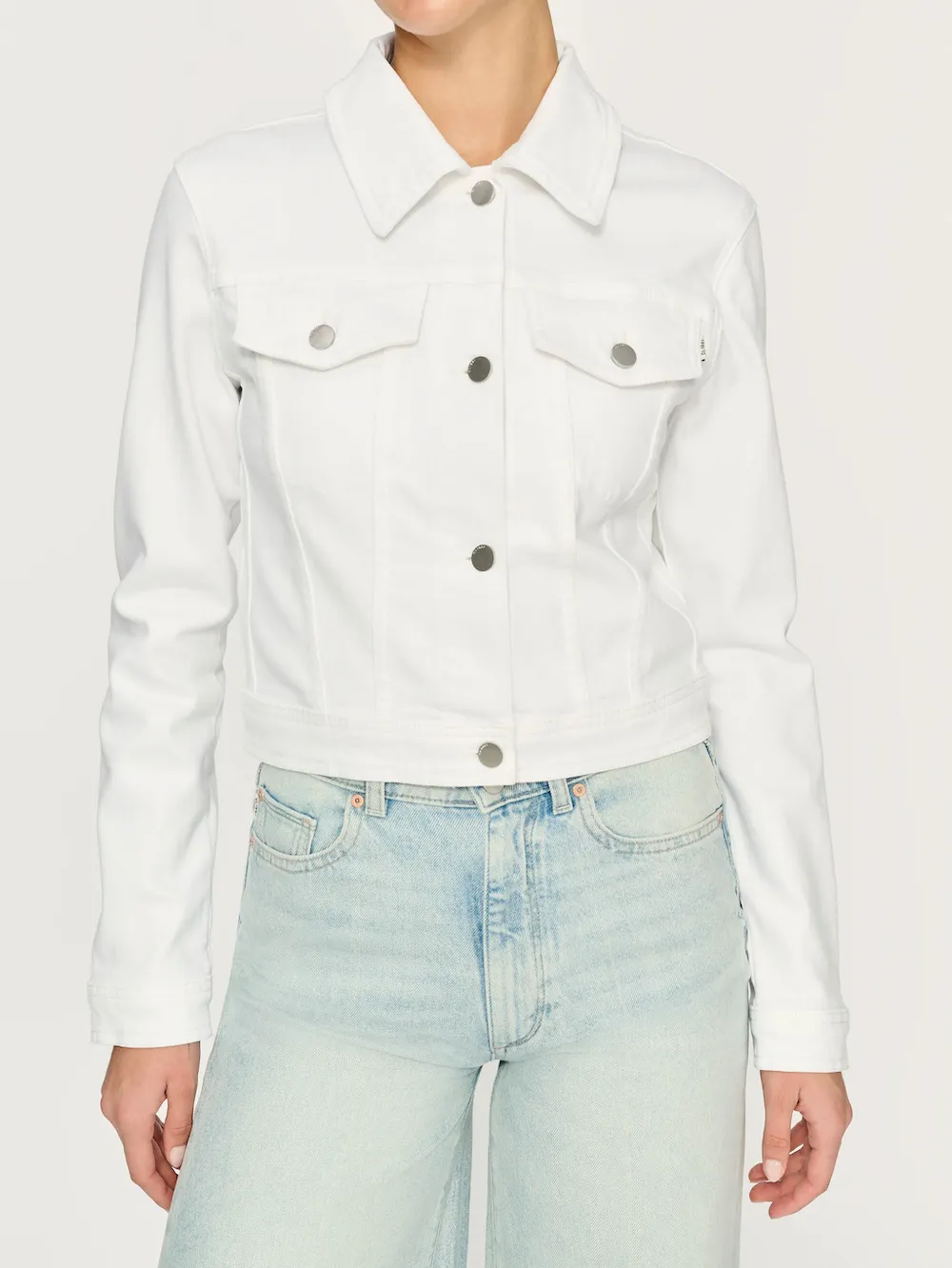 DL1961 Vika Jacket - White sold by Boutique with Grace product image thumbnail 4