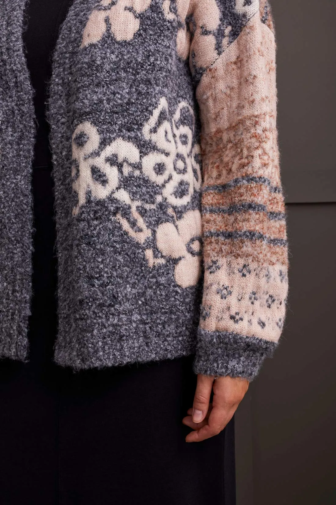 Tribal Kenna Sweater Cardi - Grey Mix sold by Boutique with Grace product image thumbnail 4