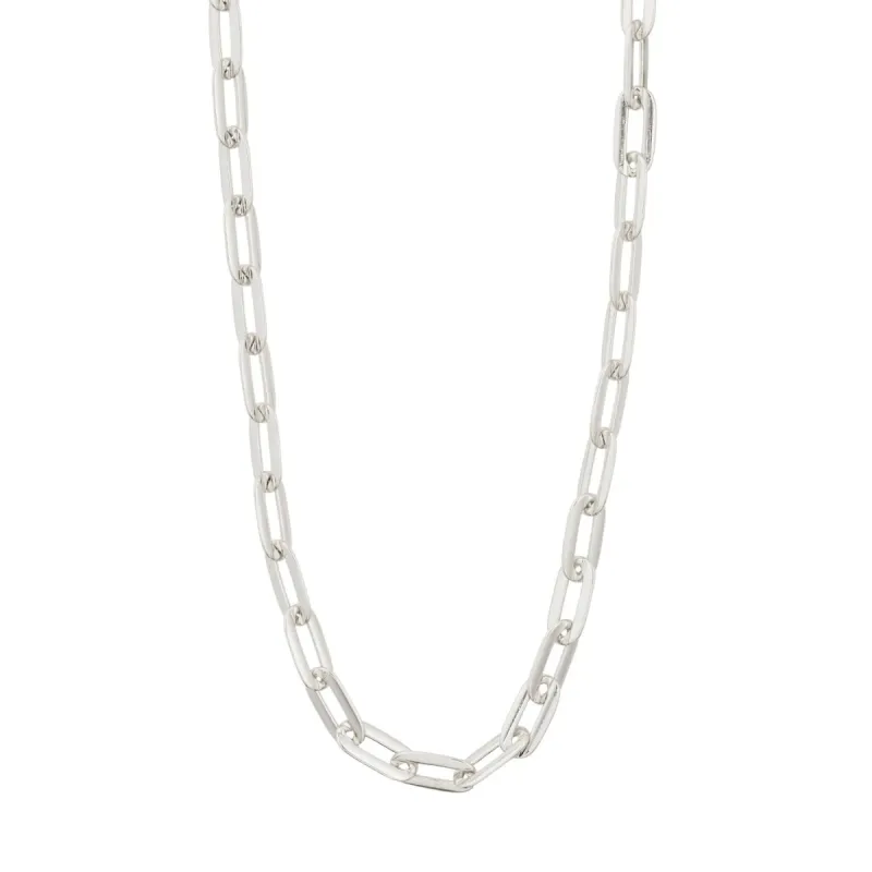 Pilgrim Kindness Recycled Cable Chain Necklace - Silver sold by Boutique with Grace