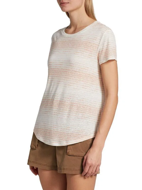 Splendid Sia Striped Crew Tee - Rouge Stripe sold by Boutique with Grace