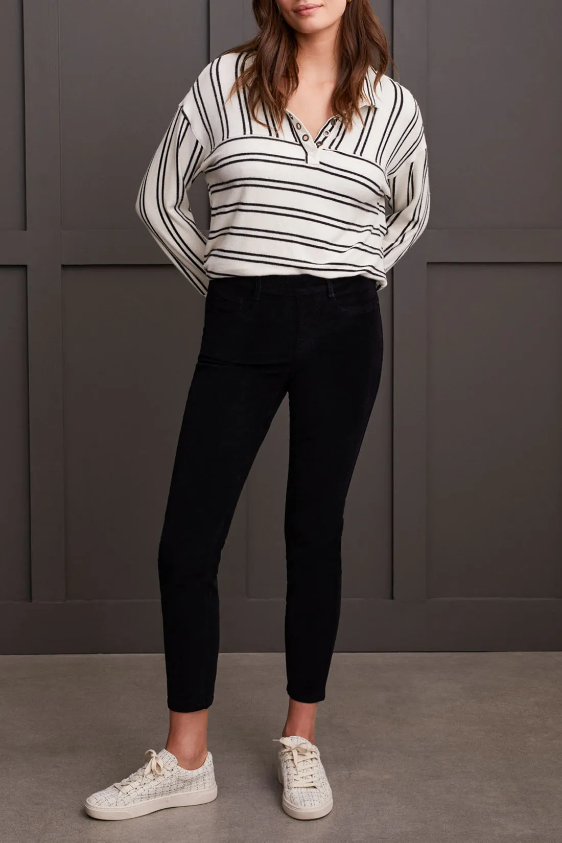 Tribal Audrey Pull-On Cords - Black sold by Boutique with Grace